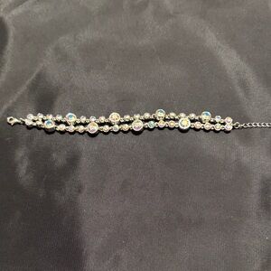 Touchstone crystal by swavorski double bracelet.